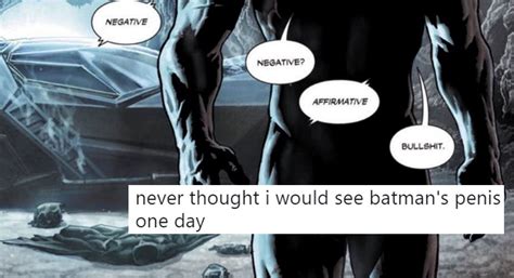 bruce wayne naked|This New Batman Comic Shows His Penis, And Everyone Is。